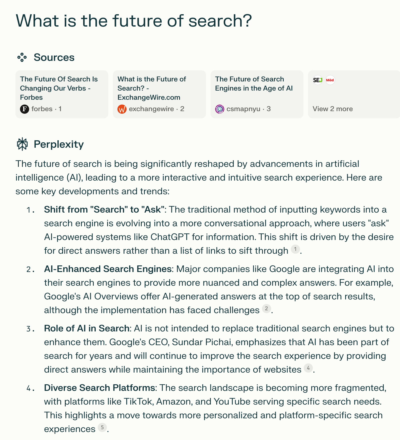 The Future of Search: AI-Powered Transformation