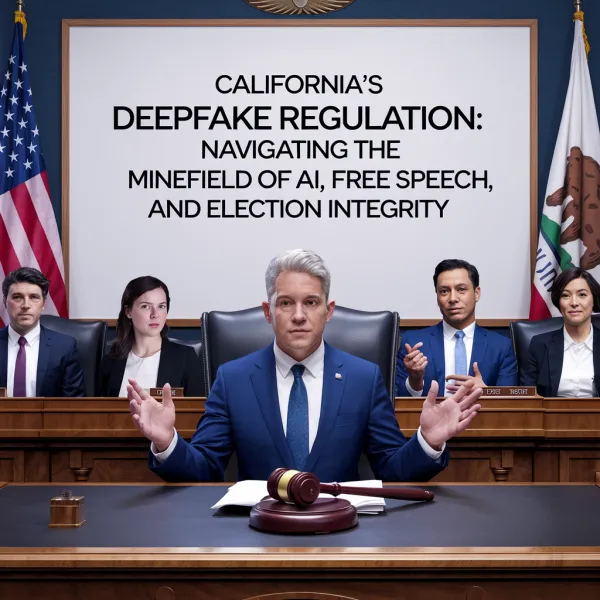 California's Deepfake Regulation: Navigating the Minefield of AI, Free Speech, and Election Integrity