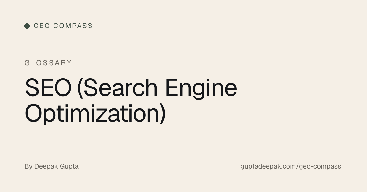 SEO (Search Engine Optimization) | GEO Compass