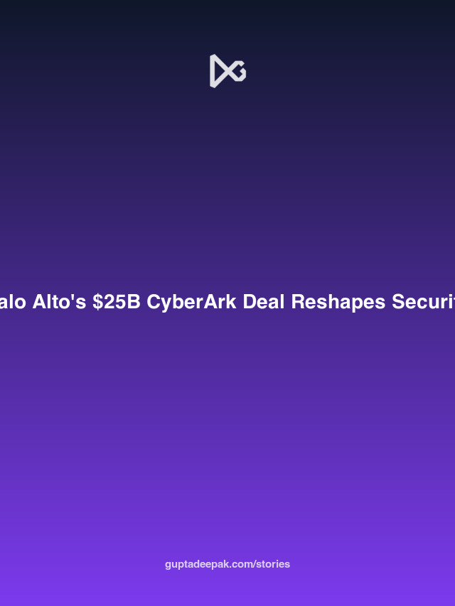 Palo Alto's $25B CyberArk Deal Reshapes Security