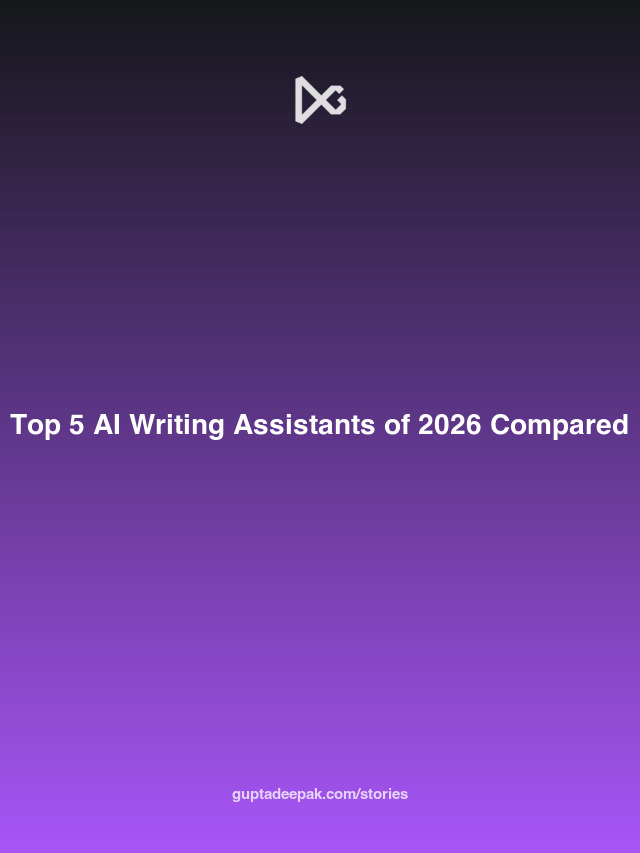 Top 5 AI Writing Assistants of 2026 Compared