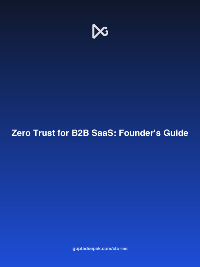 Zero Trust for B2B SaaS: Founder's Guide